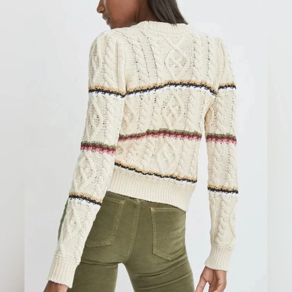 NEW Veronica Beard Bruna Cream Pullover Sweater | size XS - Picture 5 of 11
